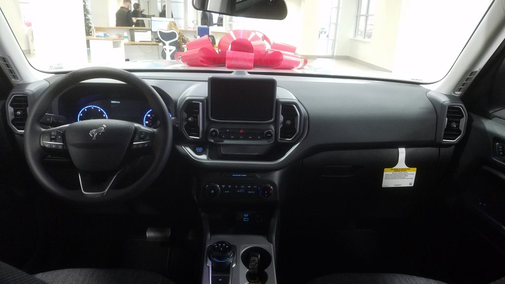 Ford Bronco Sport interior with high-quality seats