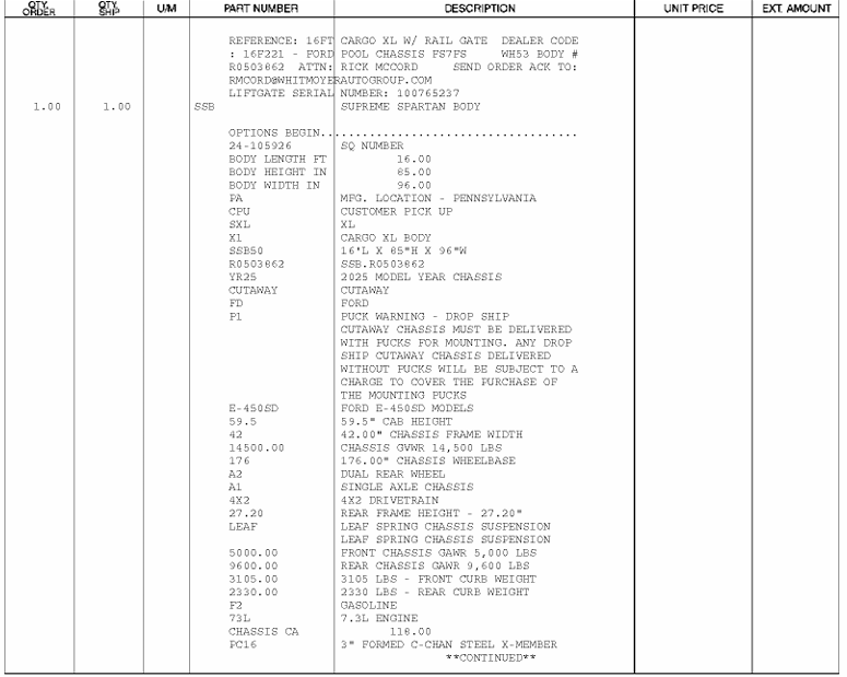 2025 Ford Super Duty E-450 Box Truck