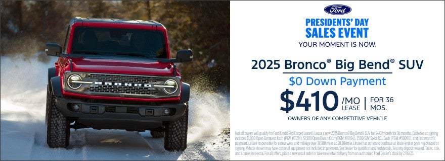2025 Bronco Big Bend SUV