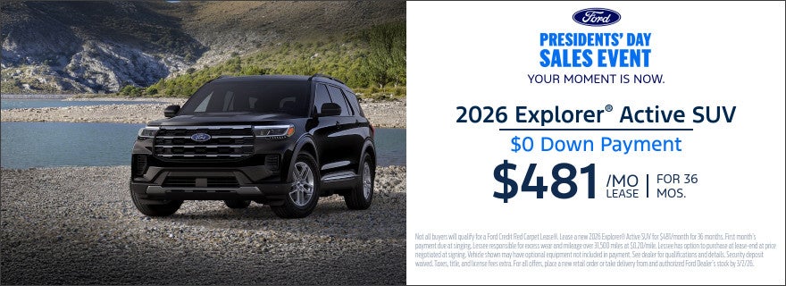2026 Explorer Active SUV