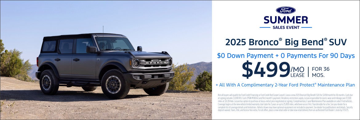 Ford Bronco Big bend SUV