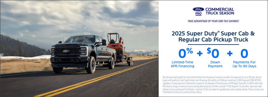 2025 Super Duty Super Cab and Regular Cab Pickup Truck