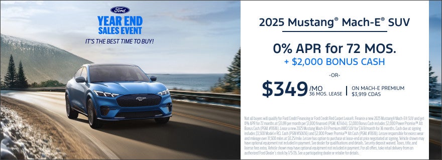 2025 Mustang Mach-E SUV